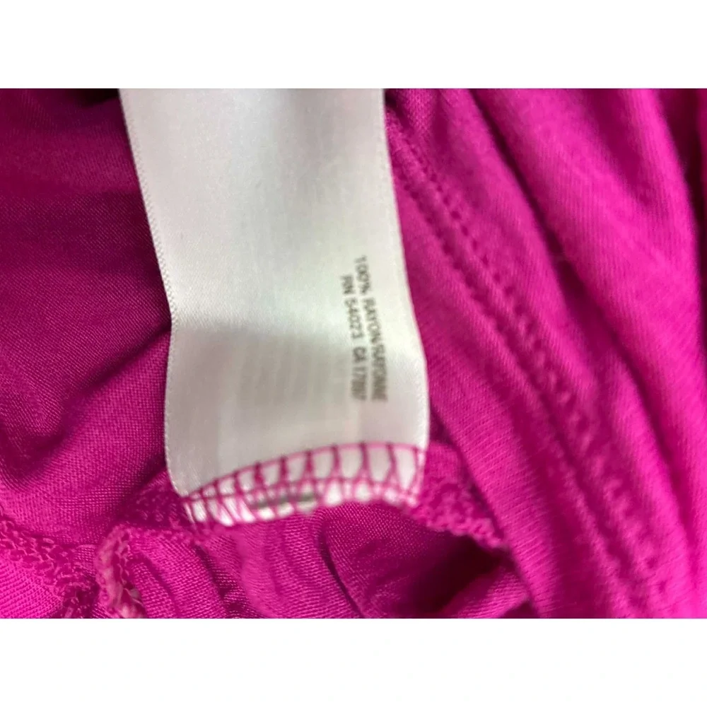Old Navy XS Purple Magenta Dolman Sleeve V-Neck Soft Knit Top Women